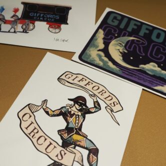 Giffords Circus Postcard