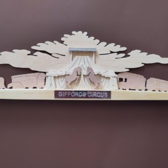 Wooden Circus Sculpture