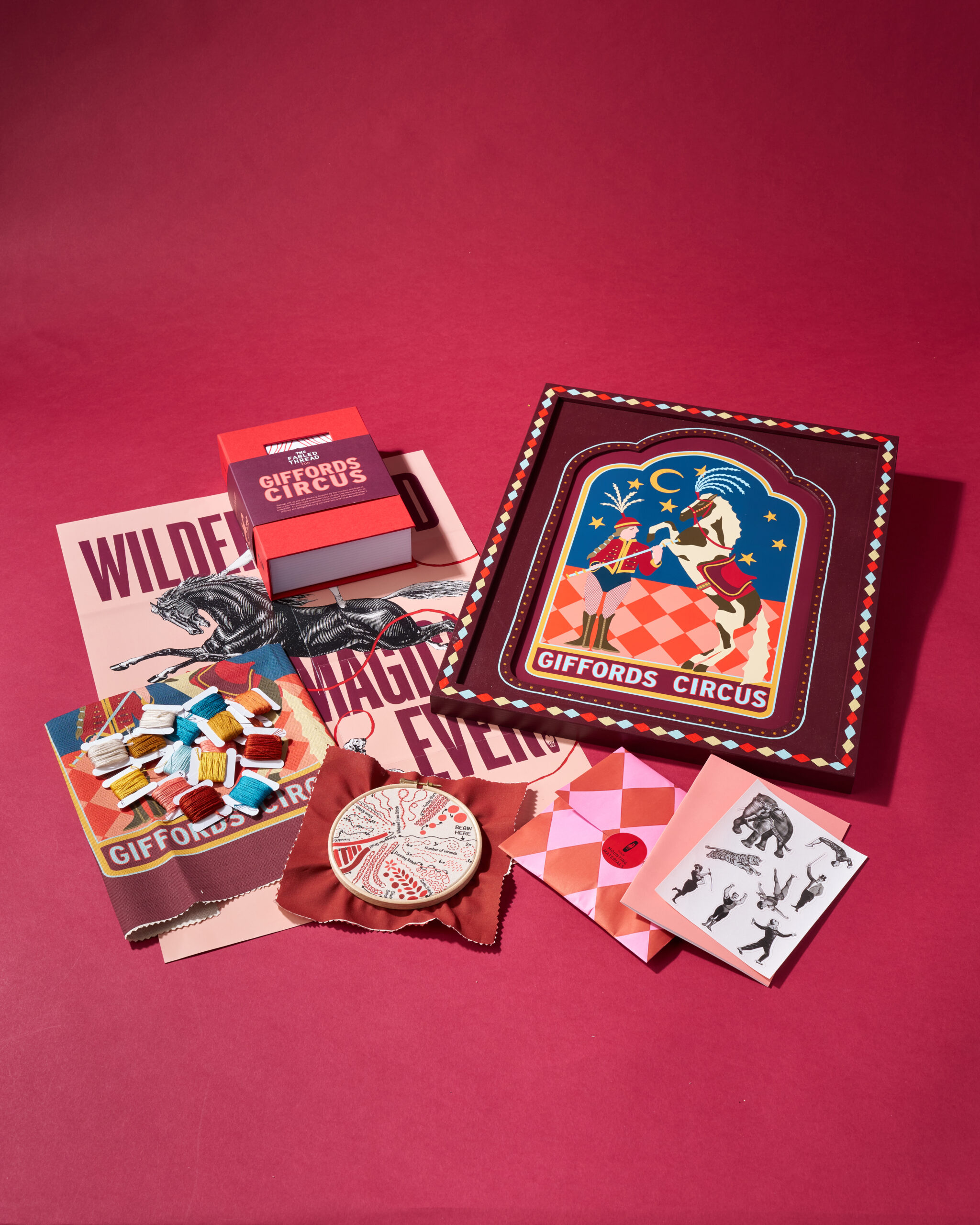 The Fabled Thread for Giffords Circus: A Night at Giffords Circus Embroidery Kit